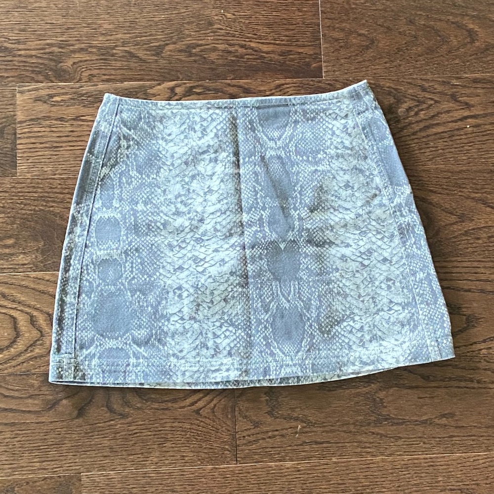 Urban Outfitters Women's Snake Patterned Skirt